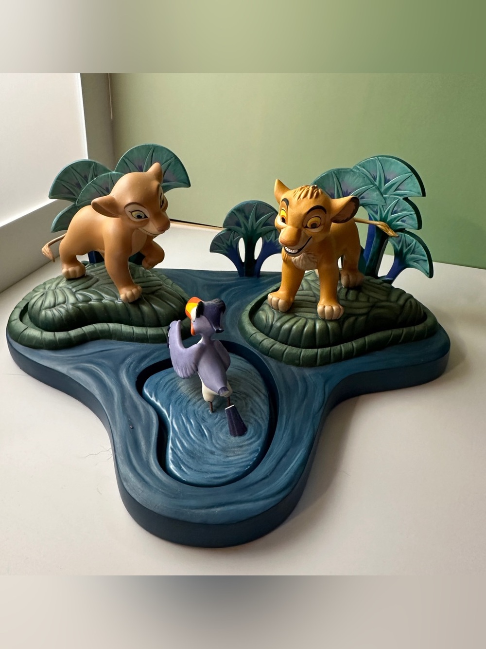 Walt Disney Collection- The Lion King “The Watering Hole” Figurines Scene